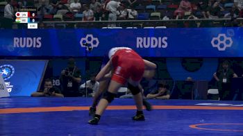 46 kg Final 1-2 - Kokona Makino, Japan vs Sandhya Vishnoi, India