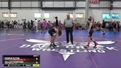 95 lbs Semis (4 Team) - William McKeithen, GREAT NECK WC vs Charlie Flythe, CAPITAL CITY WRESTLING CLUB