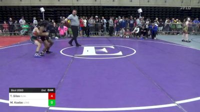 98 lbs Consi Of 8 #2 - Taysean Giles, Blakely vs Malec Ksebe, Lewes