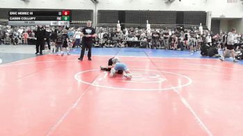 69 lbs Rr Rnd 1 - Eric Nemec III, South Side Wrestling Club - ESC vs Casen Collupy, Falcons Wrestling Club - ESC