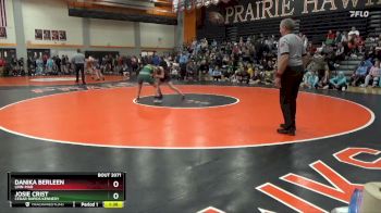 102-109 lbs Round 2 - Danika Berleen, Linn-Mar vs Josie Crist, Cedar Rapids Kennedy