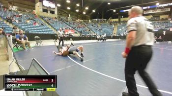 133 lbs Cons. Round 2 - Isaiah Miller, Jamestown vs Cooper Mahaffey, Oklahoma City
