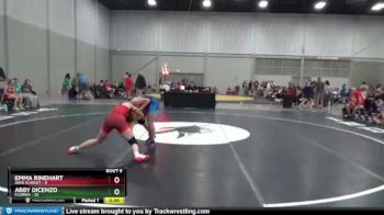 117 lbs 2nd Wrestleback (8 Team) - Emma Rinehart, Ohio Scarlet vs Abby DiCenzo, Florida