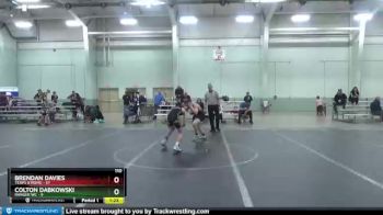 110 lbs Round 6 (8 Team) - Brendan Davies, Terps Xtreme vs Colton Dabkowski, Ranger WC