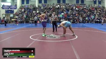 215 lbs Cons. Round 2 - Taurean Knueven, Ayersville vs Luke Sledz, Swanton