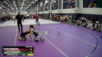 70 lbs Cons. Round 5 - Jacinto Hernandez, Takedown-City Wrestling vs Elijah Rodriguez, All American Wrestling Club