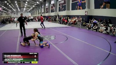 70 lbs Cons. Round 5 - Jacinto Hernandez, Takedown-City Wrestling vs Elijah Rodriguez, All American Wrestling Club