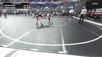 116.4-123.4 lbs Semifinal - Autumn Wilson, East Kansas Ragles vs Alyssa Salemie, Terminator Wrestling Academy