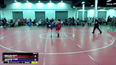 125 lbs 4th Wrestleback (16 Team) - Waylon Hoyt, Washington vs Jackson Carr, Georgia