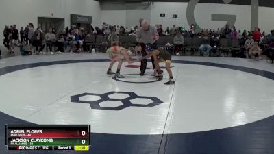 65 lbs Round 4 (6 Team) - Jackson Claycomb, PA Alliance vs Adriel Flores, PNW Gold