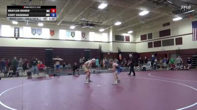 183.2-197.6 Champ. Round 1 - Braylen Bieber, Indee Mat Club vs Cody Hageman, Dubuque Wrestling Club