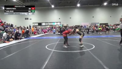 145 lbs Champ. Round 1 - Amaya Hall, Andover vs Ava Ruiz, Hays Wrestling Club