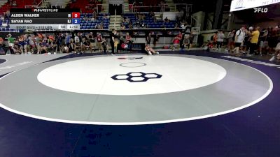 113 lbs Champ. Rd Of 128 - Alden Walker, IN vs Sayan Rao, NJ