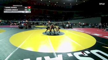 6A Boys 175 lbs Champ. Round 1 - Dominic Angulo, West Salem Boys vs Daniel Patrick, Roseburg Boys