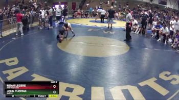 76 lbs Round 3 - John Thomas, OCRTC vs Noah Legere, RED WAVE WC