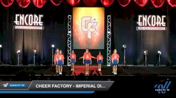Cheer Factory - Imperial Divas [2019 Junior - D2 1 Day 1] 2019 Encore Championships Houston D1 D2