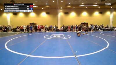 110 lbs Cons. Round 3 - Ryan Rodriguez, New Jersey vs Parker Kolarcik, Pennsylvania