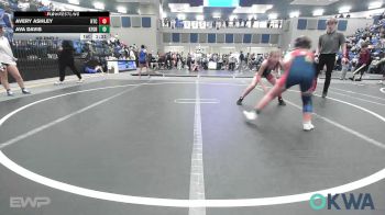 88-95 lbs Rr Rnd 2 - Avery Ashley, Hinton Takedown Club vs Ava Davis, Kingfisher YellowJackets