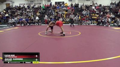 157 lbs Cons. Round 7 - Ishmael Guerrero, Stillwater vs Lucas Boe, Lake Highland Prep