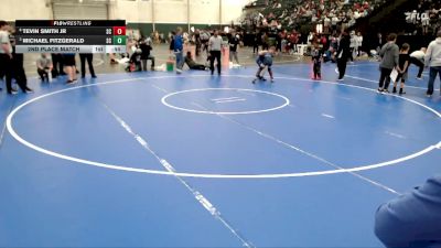 110 lbs 2nd Place Match - Michael Fitzgerald, Sherman Challengers vs Tevin Smith Jr, Sherman Challengers