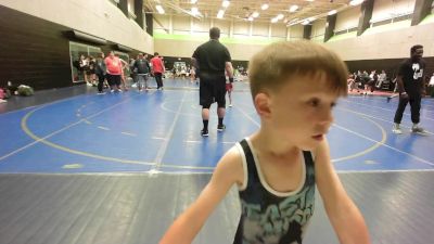 49 lbs Rr Rnd 5 - Jude English, Richmond Hill Wrestling Club vs Cael Ledford, Commerce Wrestling Club