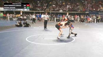 D 1 165 lbs Cons. Round 2 - Noah Dominach-Briggs, Fontainebleau vs Shawn Antoine, John Ehret
