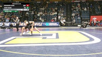 197 lbs Semifinal - Branson John, Maryland vs Josh Barr, Penn State