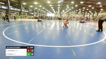 100 lbs Rr Rnd 2 - Jax Quintana, Warrior RTC vs Nick Banos, Triumph Blue