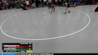 100 lbs Champ. Round 2 - Jackson Smith, Lions Wrestling Academy vs Jarron Beltran Jr, Valiant Wrestling Club