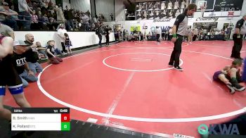 52 lbs Round Of 16 - Barrett Smith, Vian Wrestling Club vs Kannon Pollard, Grove Takedown Club