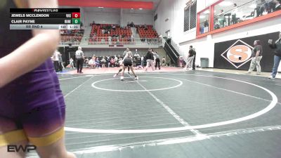 91-95 lbs Rr Rnd 4 - Jewels Mcclendon, Viking Wrestling Club vs Clair Payne, Runestone
