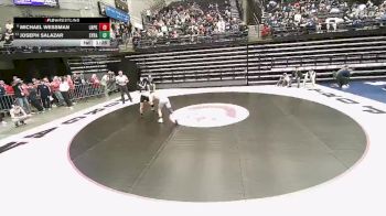 6A 120 lbs Champ. Round 1 - Joseph Salazar, Syracuse vs Michael Wessman, Lone Peak