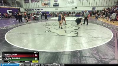 125 lbs Champ. Round 1 - Mia Valencia, Othello vs Cristal Romero, Wapato