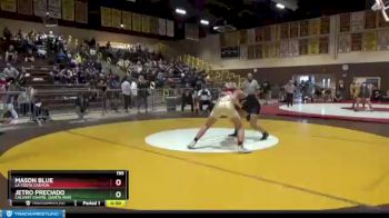 195 lbs Cons. Semi - Mason Blue, La Costa Canyon vs Jetro Preciado, Calvary Chapel (Santa Ana)