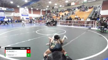106 lbs Quarterfinal - PAULO VALDEZ, Hesperia vs Zach Klarcyk, Porterville
