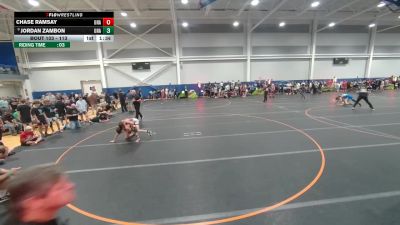 113 lbs Champ. Round 1 - Chase Ramsay, Unattached vs Jordan Zambon, Unattached