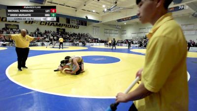 116 lbs Consi Of 16 #2 - Michael Kowalski, Layton (UT) vs Drew Murante, Immaculate Conception (IL)