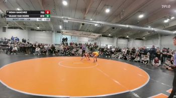106 lbs Semifinal - Elijah Van Horn, Cherokee Trail vs Noah Sanchez, Pueblo East