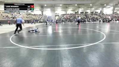 40 lbs Cons. Semi - Cooper Elmore, Stars Wrestling Club vs Zane Brammer, Stampede Wrestling Club