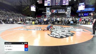 113 lbs Cons 8 #2 - Amir Wray-Hill, VA vs Caleb Noble, IL