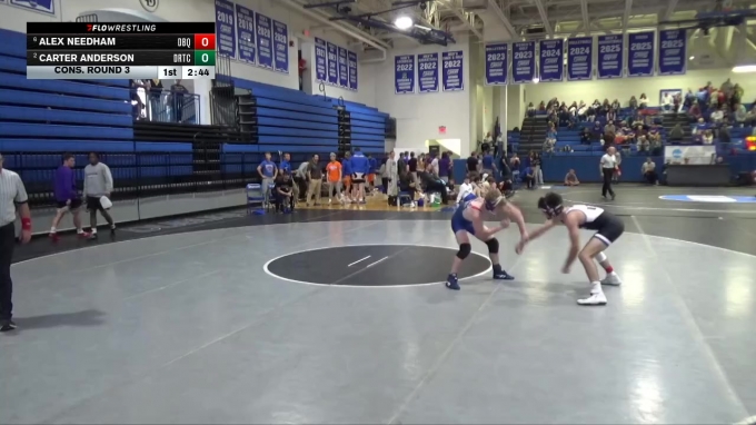 133 lbs Cons. Round 3 - Carter Anderson, Dubuque RTC vs Alex Needham ...