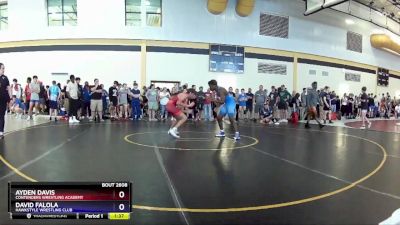 150 lbs Champ. Round 1 - Ayden Davis, Contenders Wrestling Academy vs David Falola, Hawkstyle Wrestling Club