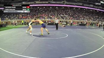 D2-190 lbs Quarterfinal - Jackson Sage, Southgate Anderson HS vs Luke Phillips, Cadillac HS