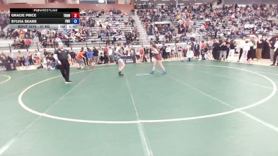 57 kg Cons. Rd Of 64 - Gracie Price, Thunder Ridge Outlaws Wrestling Club vs Sylvia Sears, Forsyth Wrestling Club