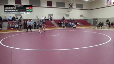 110 lbs Round 3 (3 Team) - Madison Arnold, Independence vs Anna Shelton, Marion