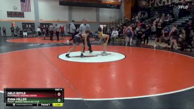 108 lbs Round 5 - Evan Miller, Mount Vernon Wrestling Club vs Arlo Boyle, McDominate Training Center