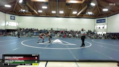 149 lbs Cons. Round 2 - Hercules Windrath, Cal Poly SLO vs Joshua Hernandez, Victor Valley College