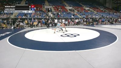 113 lbs Champ. Rd Of 128 - Ronan Riley, Arizona vs Luke Walsh, Iowa