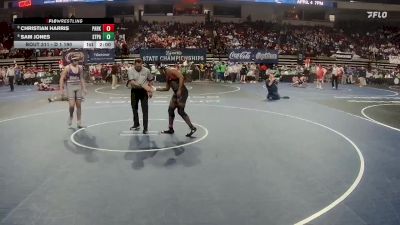 D 1 190 lbs Champ. Round 2 - Christian Harris, Parkway vs Sam Jones, St. Paul`s