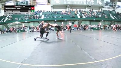 141 lbs Cons. Semi - Brogan Fielding, Ohio State vs Giosue Hickman, Northwestern